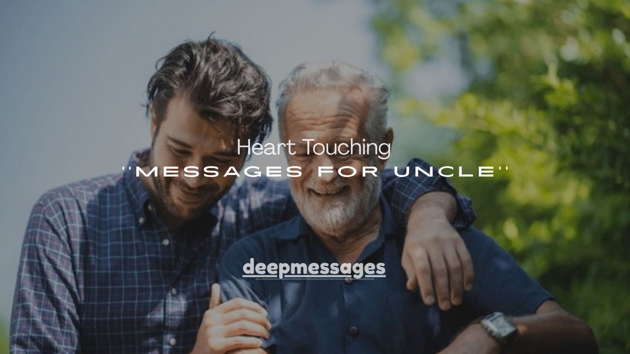120+ Heart Touching Messages for Uncle to Make Him Feel Truly Loved
