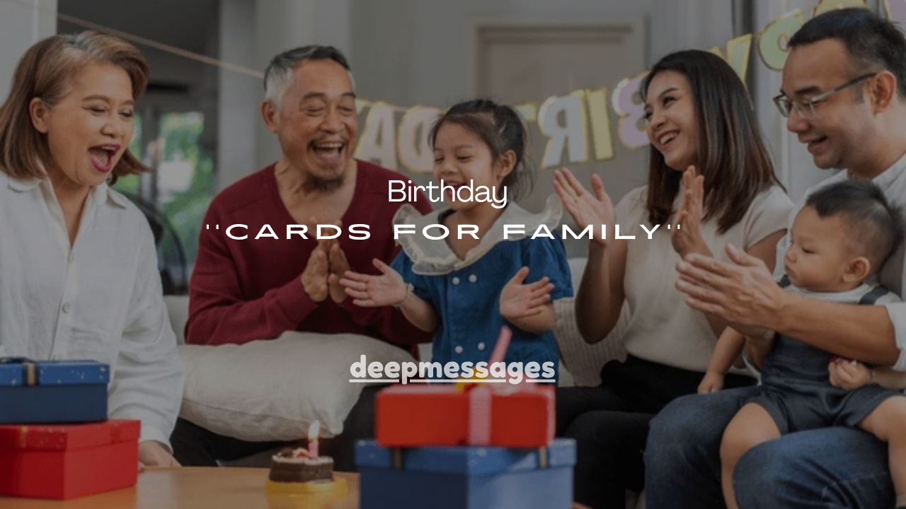 25+ Birthday Cards for Family That Make Every Wish Heartfelt