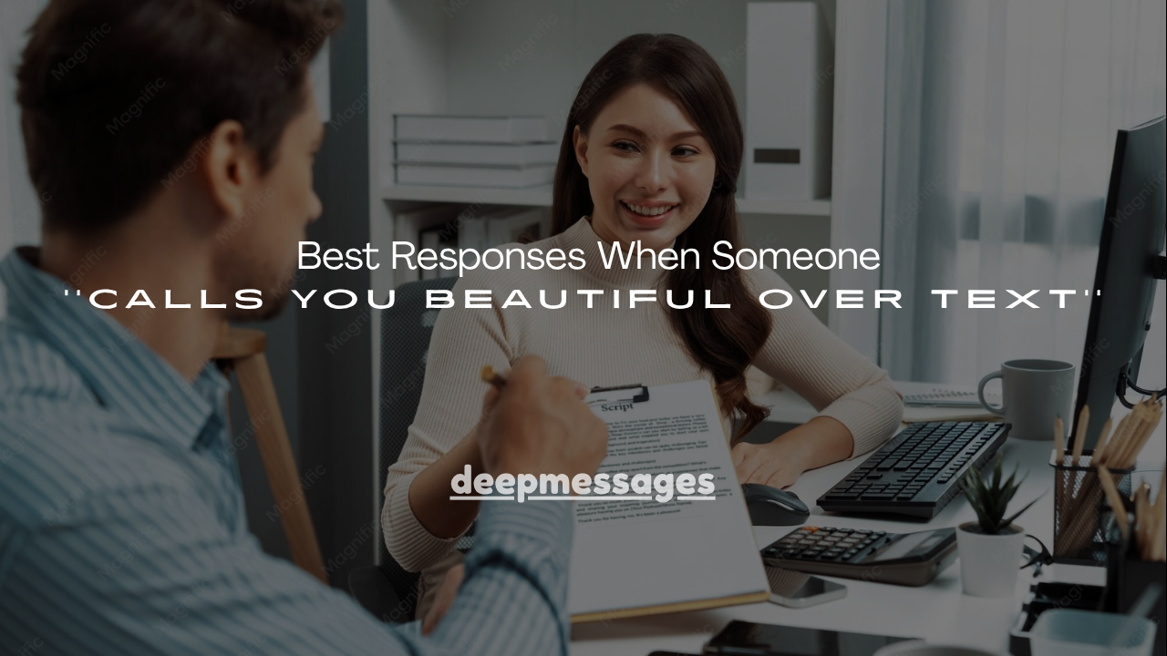 100+ Best Responses When Someone Calls You Beautiful Over Text